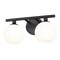 Z-Lite Neoma Vanity, 2-Light, 13.5 In.W x 6.75 In.L x 7.25 In.H, Matte Black/Opal Etched 1100-2V-MB - alternate 7
